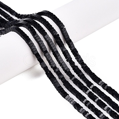 Synthetic Blue Goldstone Beads Strands G-N342-68-1