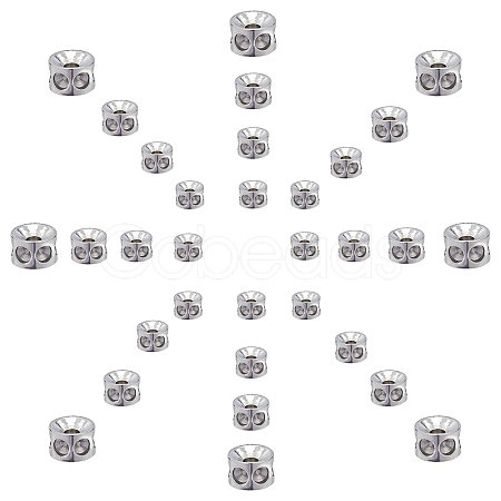 304 Stainless Steel Beads Rhinestone Settings STAS-UN0008-49P-1