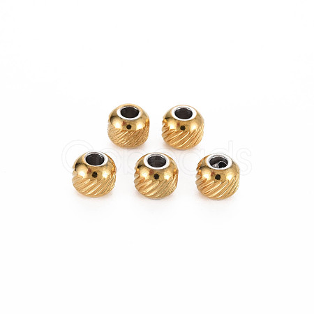 201 Stainless Steel Beads STAS-N088-35B-01G-1