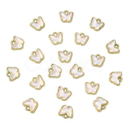 20Pcs Rack Plating Alloy Glass Charms FIND-YW0008-64C-1