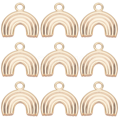 10Pcs Brass Charms KK-BBC0011-25-1