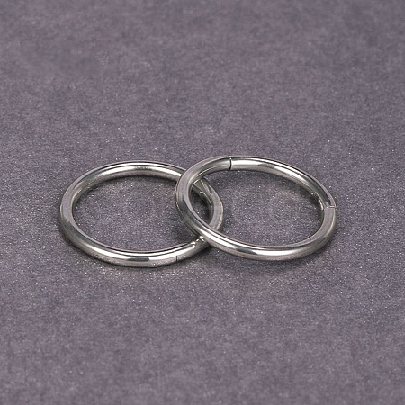 316L Surgical Stainless Steel Hoop Cartilage Earrings WGB51CA-27-1