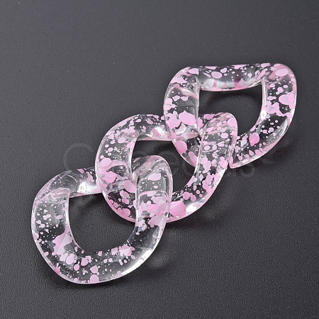 Transparent Acrylic Linking Rings OACR-N009-015A-B07-1