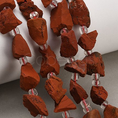 Natural Red Jasper Beads Strands GG-CBA0B77-A22-02-1