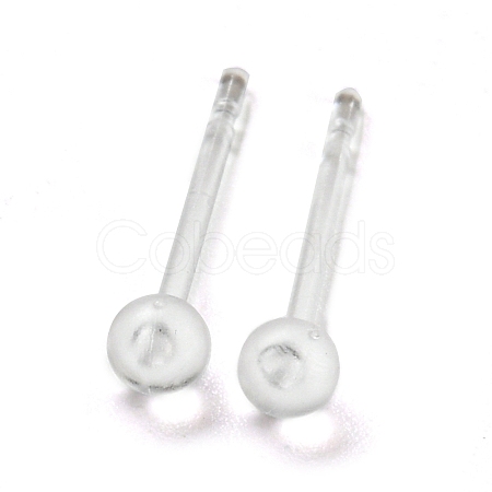 Resin Stud Earring Findings X1-FIND-H046-10-1