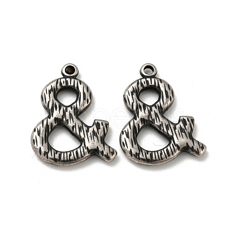 304 Stainless Steel Pendants STAS-L022-033AS-1