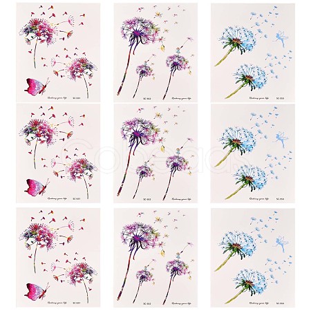 Dandelion Body Art Tattoos JX100A-1