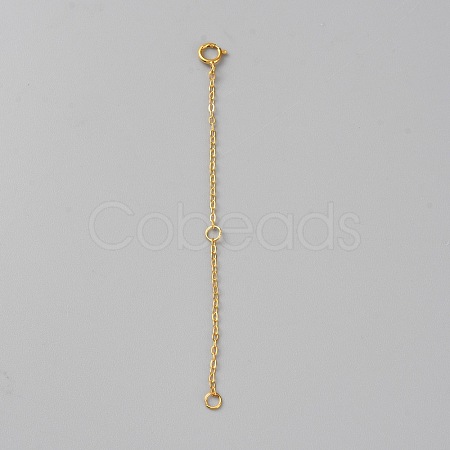 925 Sterling Silver Cable Chain Extender FIND-WH0420-02A-G-1