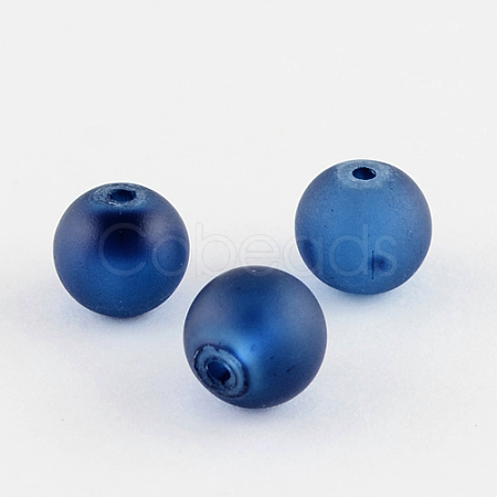 Baking Paint Transparent Glass Bead Strands X-GLAA-S031-12mm-31-1
