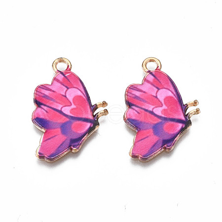 Printed Alloy Pendants PALLOY-N168-003G-1