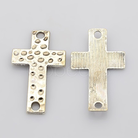 Alloy Hammered Cross Links connectors PALLOY-AD49200-AS-FF-1