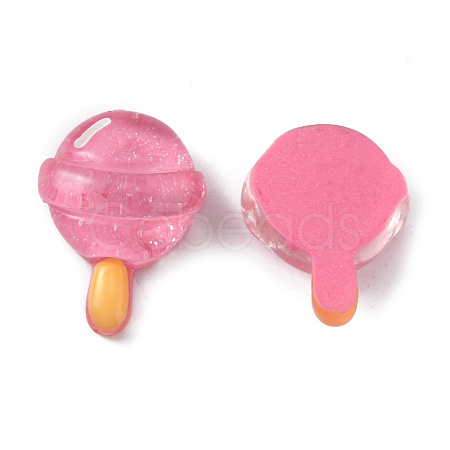 Opaque Resin Cabochons RESI-WH0035-03B-1
