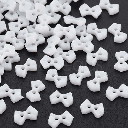 2-Hole Plastic Buttons BUTT-N018-028-10-1