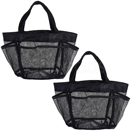 Rectangle Polyester Sandbeach Tote Bags ABAG-WH20014-01-1
