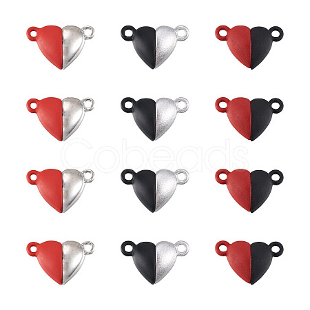 12 Sets 3 Colors Alloy Magnetic Clasps FIND-YS0001-17-1