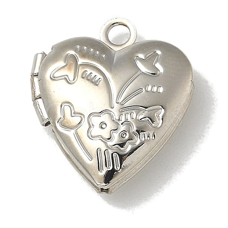 Brass Locket Pendants KK-Q019-03P-1