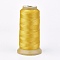 Polyester Thread, for Custom Woven Jewelry Making, Gold, 1mm, about 230m/roll