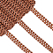 Braided PU Imitation Leather Ribbon, Saddle Brown, 1/2 inch(12~13mm), 15 yards/card