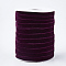 Single Face Velvet Ribbon, Medium Violet Red, 3/8 inch(9.5~10mm), about 50yards/roll(45.72m/roll)