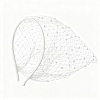 1Pc Mesh Veil Cloth Hair Bands OHAR-CP0001-32-1