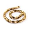 Electroplate Non-magnetic Synthetic Hematite Heishi Beads Strands G-M007-20A-2