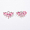 Alloy Enamel Pendants ENAM-19.5X19.5-1