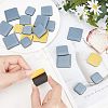 CHGCRAFT 24Pcs 3 Styles Self Adhesive Plastic Furniture Sliders FIND-CA0001-91-3