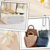 4Pcs 4 Colors PU Leather Oval Bottom FIND-CL0001-79B-5