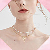 12Pcs 2 Colors Brass Pendants KK-BBC0020-25-5