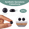Synthetic Blue Goldstone Cabochons G-R416-12mm-34-3