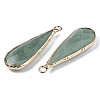 Natural Green Aventurine Pendants G-S359-319A-3