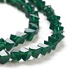 Transparent Solid Color Glass Beads Strands X-GLAA-L031-01-B02-2