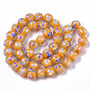 Handmade Lampwork Beads Strands LAMP-T007-03F-2