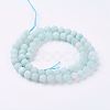 Natural Amazonite Beads Strands G-J376-19F-6mm-2