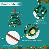 Crochet Christmas Tree Hanging Pendant Decorations HJEW-WH0007-14-4