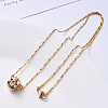 PVD Vacuum Plating 304 Stainless Steel Boston Link Chain Necklace NJEW-S420-006B-G-5