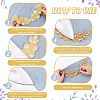 Flower Pattern Rhinstone Appliques AJEW-FG0002-40A-3