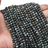 Natural HuBei Turquoise Beads Strands G-RM2025-A41-4mm-1