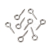 Tarnish Resistant 304 Stainless Steel Screw Eye Pin Peg Bails X-STAS-L234-165A-P-5