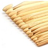 Bamboo Crochet Hooks TOOL-WH0003-02-2