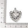 304 Stainless Steel Pendants STAS-D366-05B-P-3