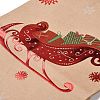 Christmas Theme Hot Stamping Rectangle Paper Bags CARB-F011-02D-4
