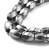 Electroplated Synthetic Magnetic Hematite Beads Strands G-P545-G01-02G-3