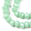 Electroplate Glass Beads Strands X-EGLA-A034-P3mm-A20-3