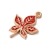 Thanksgiving Day Theme Alloy Enamel Pendants ENAM-M002-03G-05-2