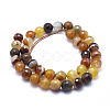 Natural Striped Agate/Banded Agate Beads G-J371-02-12mm-2