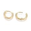 Ion Plating(IP) 304 Stainless Steel Huggie Hoop Earrings X-EJEW-F111A-13mm-G-3