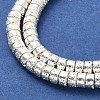 Electroplated Synthetic Non-Magnetic Hematite Beads Strands G-U003-16C-3