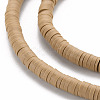Handmade Polymer Clay Bead Strands CLAY-T002-4mm-64-3