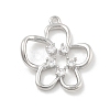 Brass Micro Pave Cubic Zirconia Pendants KK-D283-05P-1
